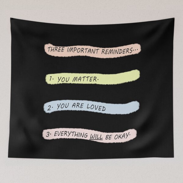 Item preview, Three Important Reminders designed and sold by TrammelArt.