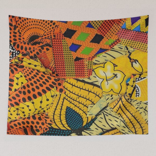 Item preview, African Fabric Collage Art Patterns [#10] designed and sold by AfriStyleUK.