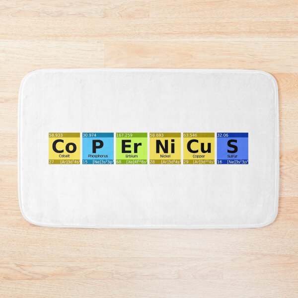 Item preview, Nicolaus Copernicus chemical elements designed and sold by daveski.