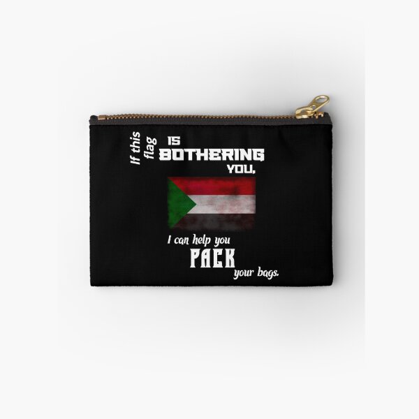 Item preview, Sudanese flag - pack your bags designed and sold by 2Girls1Shirt.