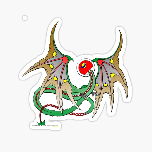 Dragon-ovni Sticker