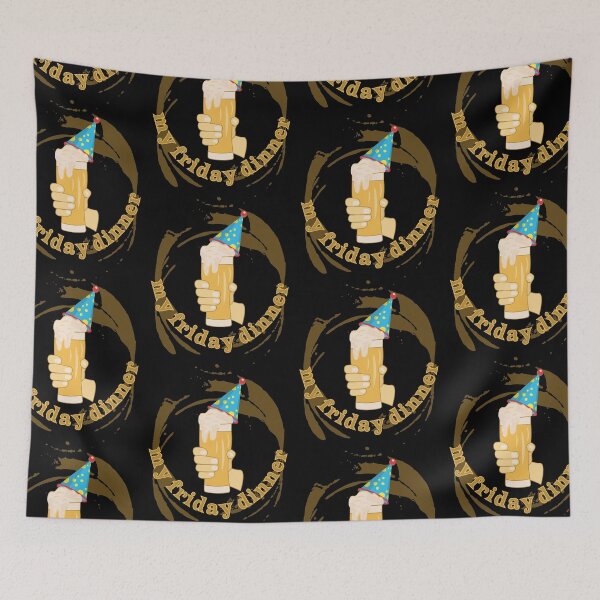 Item preview, Beer quote "my friday dinner" designed and sold by CutieBlue.