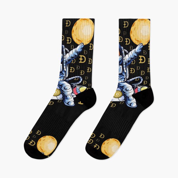 Item preview, Dogecoin to the moon graphic meme designed and sold by Infdesigner.