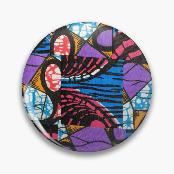 Item preview, African Fabric Collage Art Patterns [#9] designed and sold by AfriStyleUK.