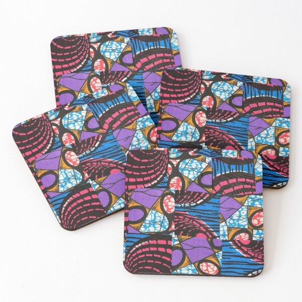 Item preview, African Fabric Collage Art Patterns [#9] designed and sold by AfriStyleUK.