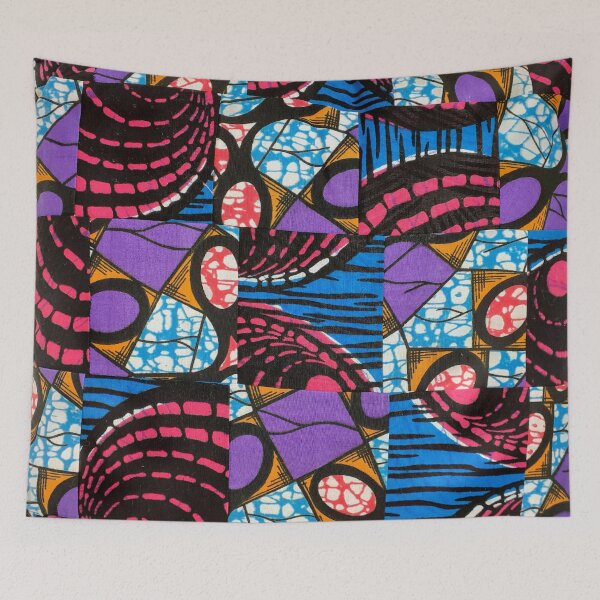 Item preview, African Fabric Collage Art Patterns [#9] designed and sold by AfriStyleUK.