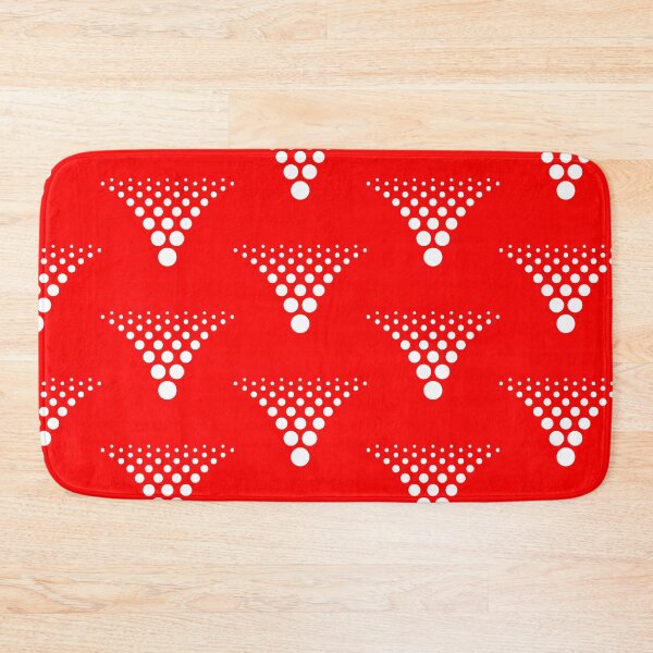 Artikelvorschau, White Circle Red background entworfen und verkauft von Patternsonly.