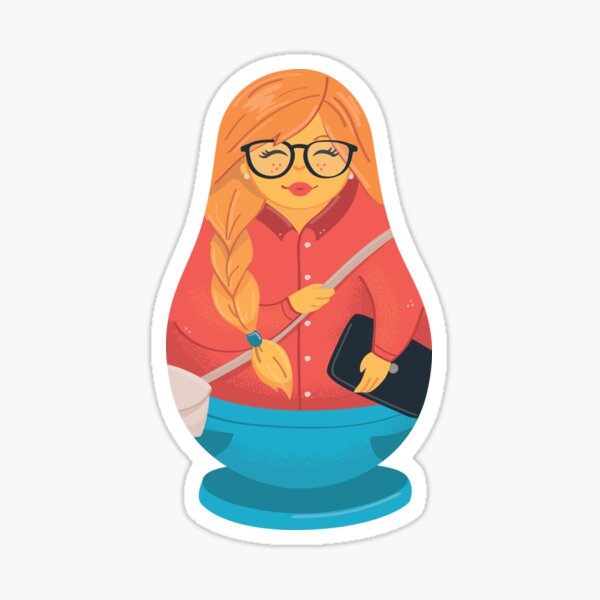 Item preview, Modern Matryoshka designed and sold by TatianaLey.