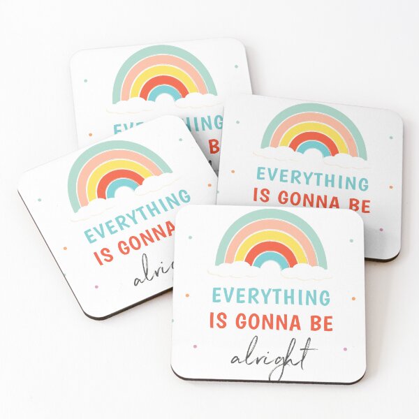 Item preview, Everything is gonna be alright - pastel rainbow and pois designed and sold by Ga Na.