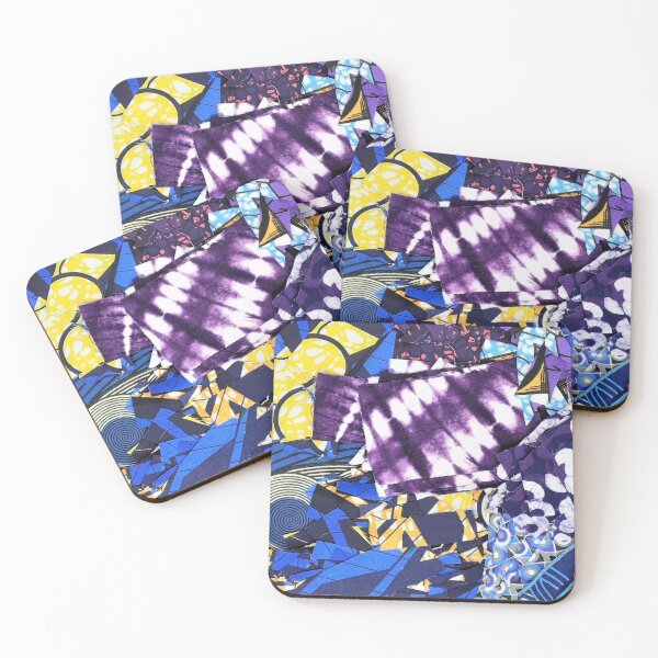 Item preview, African Fabric Collage Art Patterns [#8] designed and sold by AfriStyleUK.