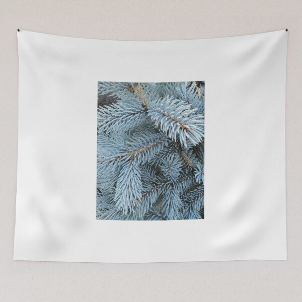 Item preview, blue spruce branches close up designed and sold by Olga Kydryavskaya.