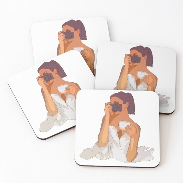 Item preview, Girl with camera in bed aesthetic Color designed and sold by SeeS-.