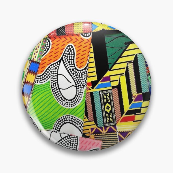 Item preview, African Fabric Collage Art Patterns [#7] designed and sold by AfriStyleUK.