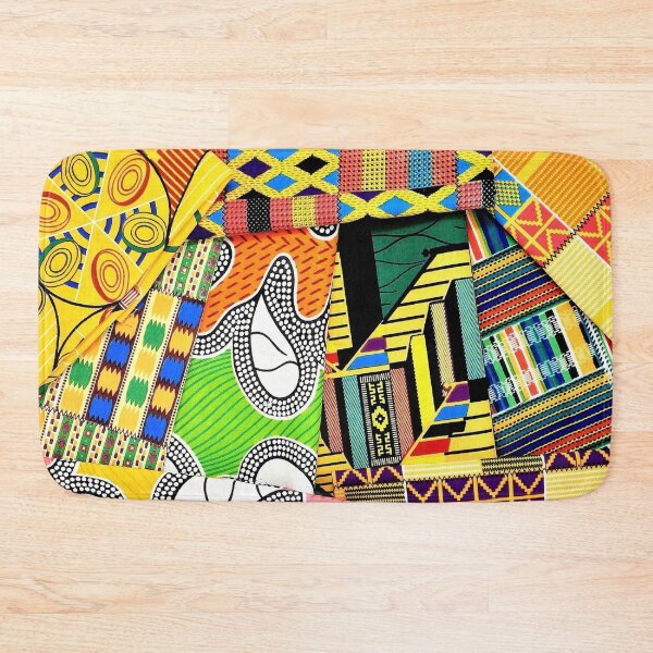 Item preview, African Fabric Collage Art Patterns [#7] designed and sold by AfriStyleUK.