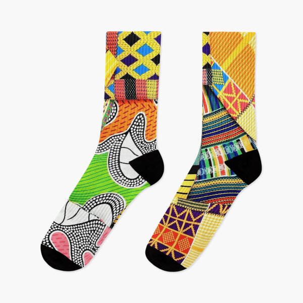 Item preview, African Fabric Collage Art Patterns [#7] designed and sold by AfriStyleUK.