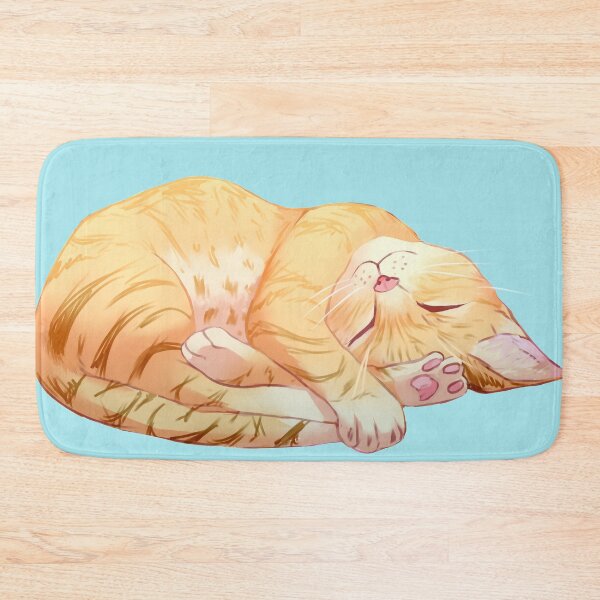 Item preview, Sleeping Orange Tabby Cat designed and sold by Teeterglance.