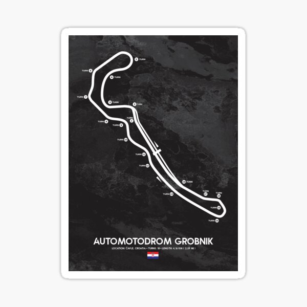 Grand Prix de l'Automotodrom Grobnik Sticker