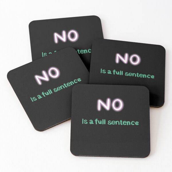 Item preview, No is a full sentence designed and sold by gruthepidgeon.