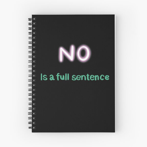 Item preview, No is a full sentence designed and sold by gruthepidgeon.
