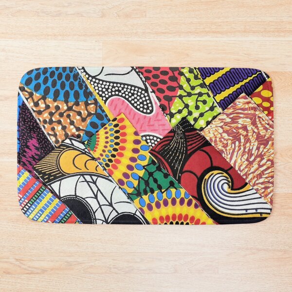 Item preview, African Fabric Collage Art Patterns [#6] designed and sold by AfriStyleUK.