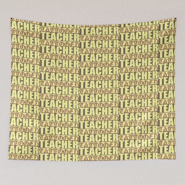 Item preview, Tattooed Teacher designed and sold by AnveeBubbles.
