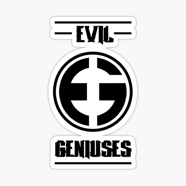 VINYL STICKER 29cm x 11cm EVIL GENIUS CLEVERLY DISGUISED AS A LAWYER 