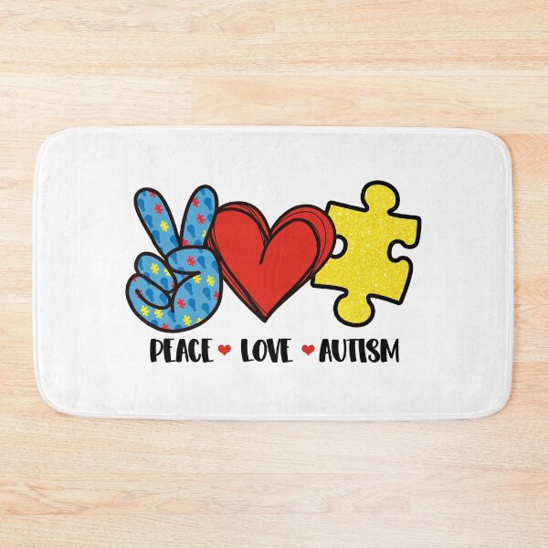 Item preview, Peace Love Autism Awareness Puzzle Asperger Syndrome Gift designed and sold by Style4You24.