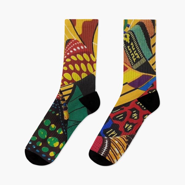 Item preview, African Fabric Collage Art Patterns [#5] designed and sold by AfriStyleUK.