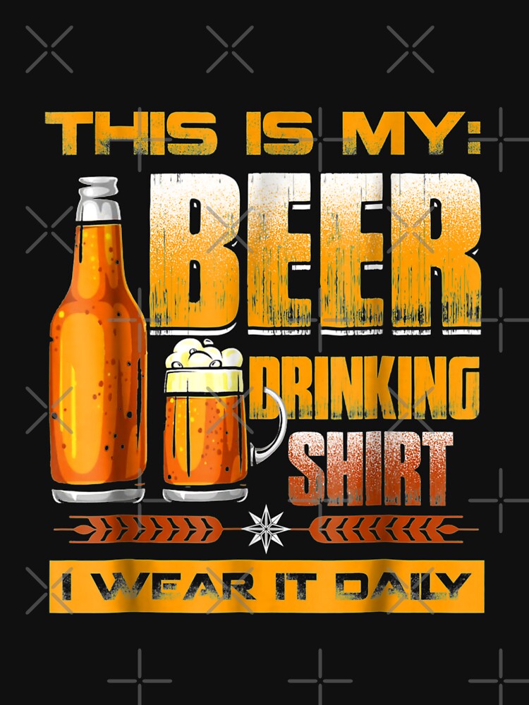 Beer T Shirt Funny This Is My Beer Drinking Shirt Gift Cool