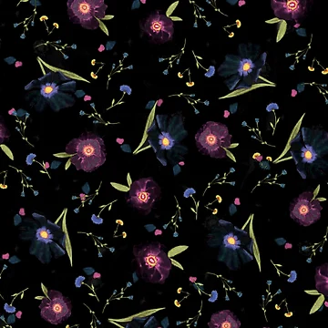Artwork thumbnail, Flower Pattern by TasAlex