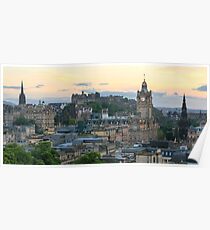Edinburgh Castle from Calton Hill Poster