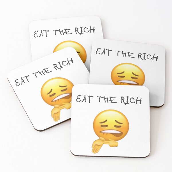 Item preview, eat the rich t shirt swag face designed and sold by loubrokethewall.