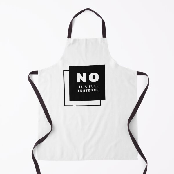 Item preview, No is a full sentence black on white designed and sold by Isabelle-T.