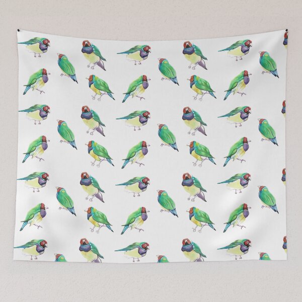 Item preview, Gouldian Finch designed and sold by aliciapuran.