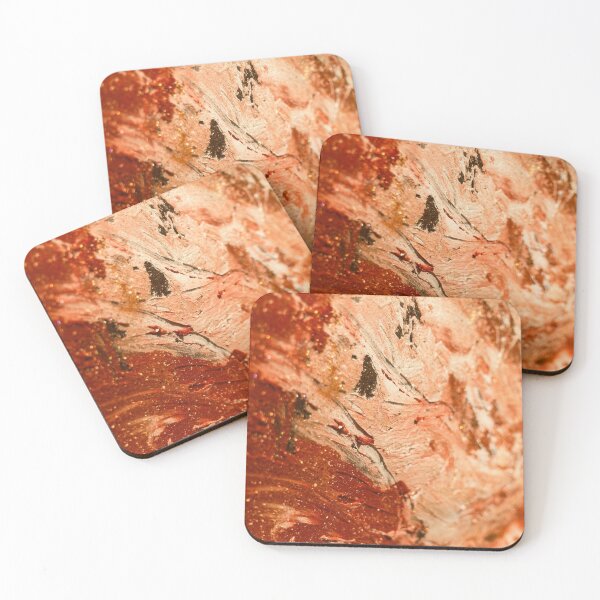 Item preview, Gold, Orange Marble Pattern designed and sold by Miaberzo.