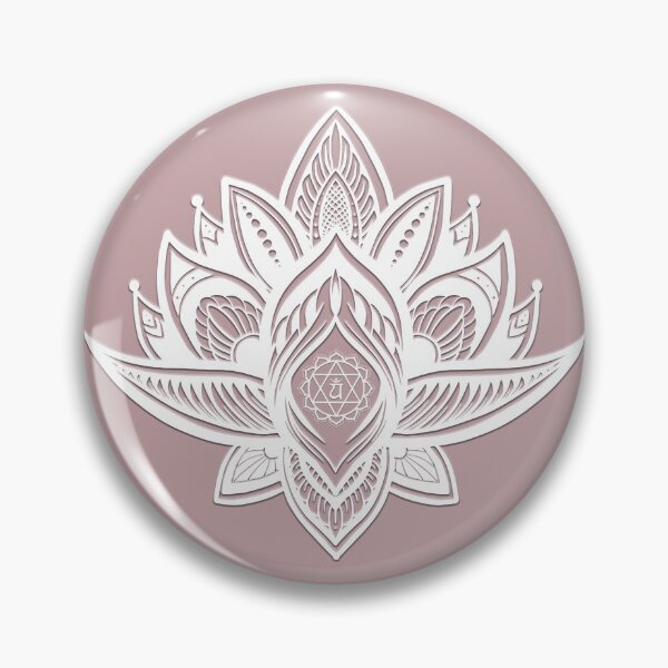 Item preview, Heart Chakra in Lotus Mandala (Rose Gold) designed and sold by squishyrainbow.