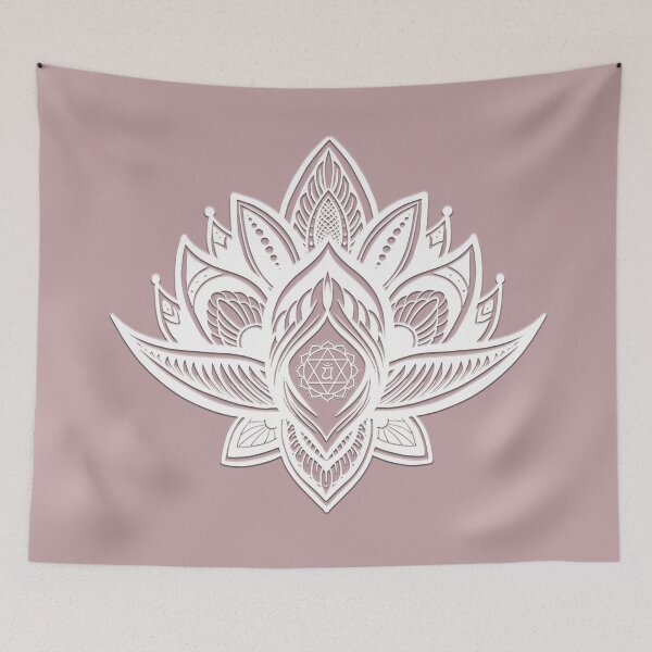 Item preview, Heart Chakra in Lotus Mandala (Rose Gold) designed and sold by squishyrainbow.