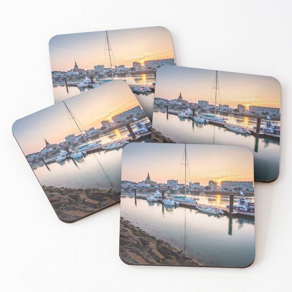 Item preview, Sunrise on the port of Saint Gilles Croix de Vie designed and sold by RobArt-Photo.