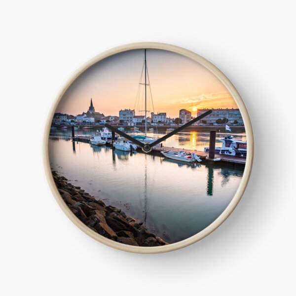 Item preview, Sunrise on the port of Saint Gilles Croix de Vie designed and sold by RobArt-Photo.