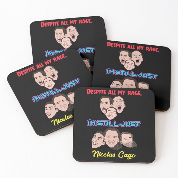 Item preview, Despite All My Rage I Am Still Just Nicolas Cage designed and sold by bottlealliance.
