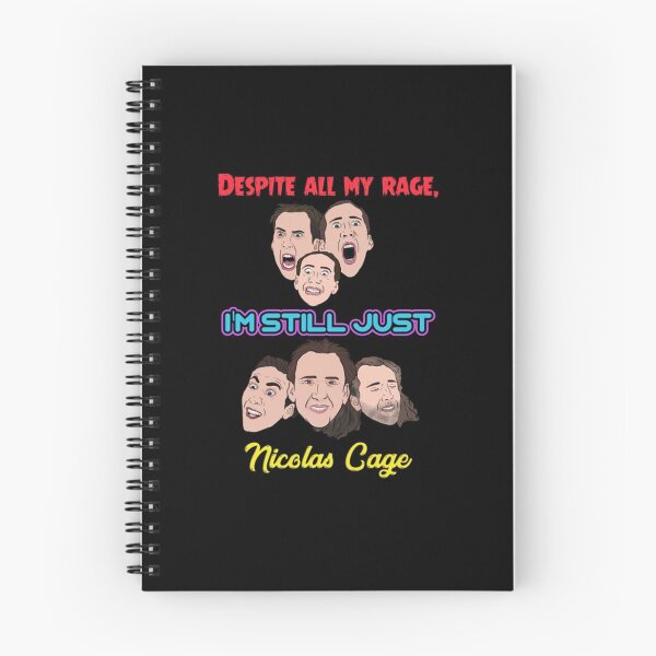 Item preview, Despite All My Rage I Am Still Just Nicolas Cage designed and sold by bottlealliance.