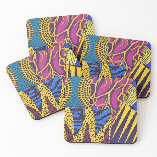 Item preview, African Fabric Collage Art Patterns [#2] designed and sold by AfriStyleUK.