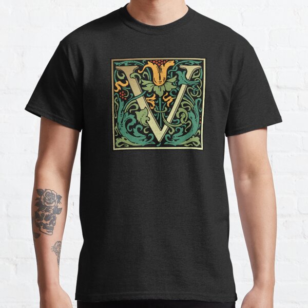Artikel-Vorschau von Beleuchteter Schriftzug William Morris Black Letter V, designt und verkauft von niokvadrat.