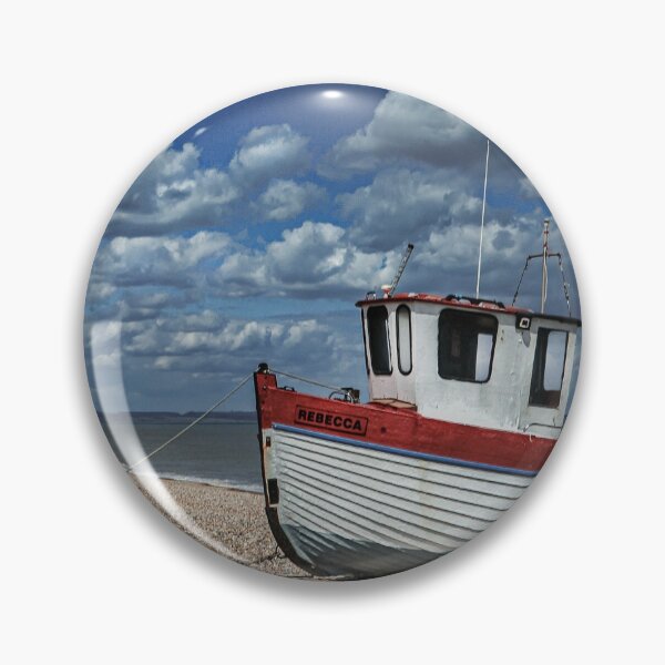 Item preview, Fishing Boat Rebecca on Dungeness Beach designed and sold by Dave Williams.