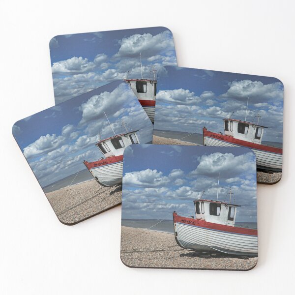 Item preview, Fishing Boat Rebecca on Dungeness Beach designed and sold by Dave Williams.