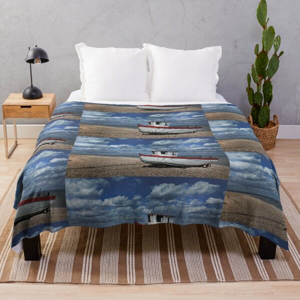 Item preview, Fishing Boat Rebecca on Dungeness Beach designed and sold by Dave Williams.