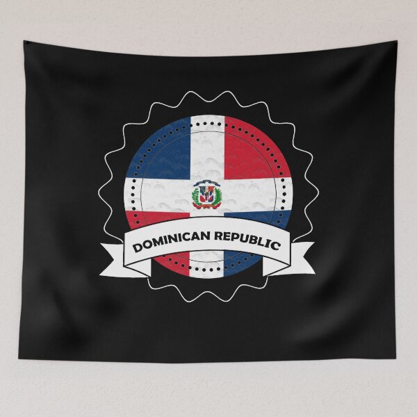 Item preview, Dominican Republic Emblem-Badge-Flag designed and sold by Gina-Driada.