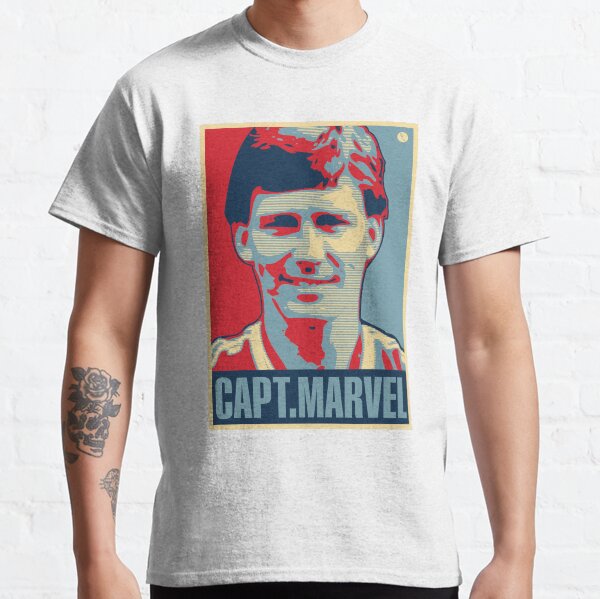 Captain Marvel - Bryan Robson Classic T-Shirt