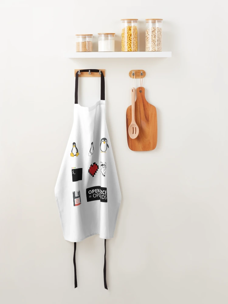 Thumbnail 4 of 6, Apron, Linux Sticker Pack designed and sold by USER 8406.