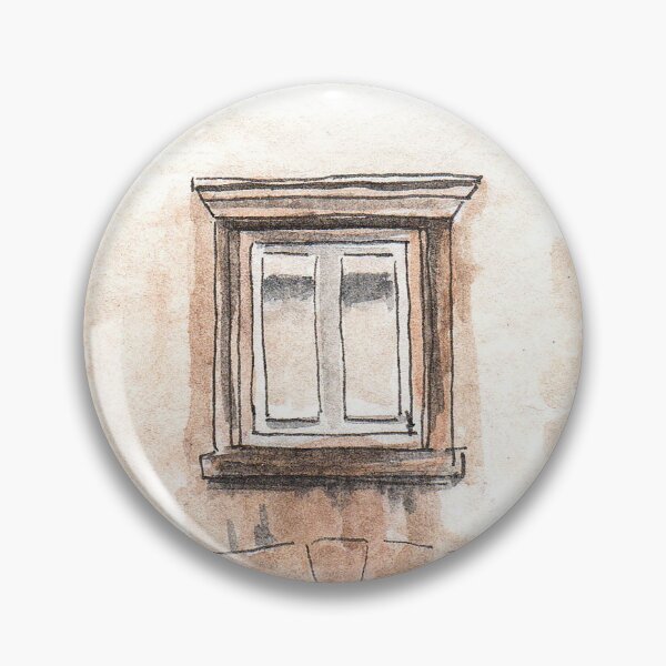 Item preview, Watercolor painting of old building in Vodnjan, Croatia designed and sold by BarbaraMT.